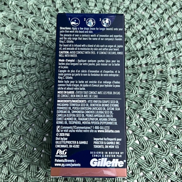 King C. Gillette Beard Oil. 30ml (1FL OZ). - Picture 4 of 7